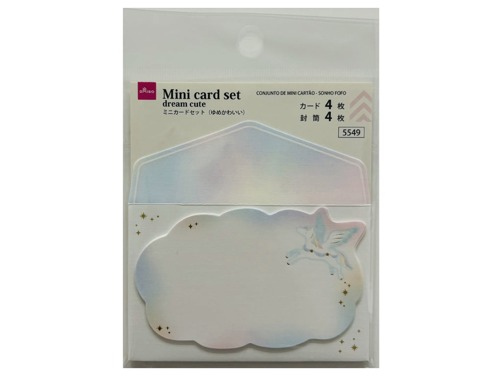 ミニカードセット（ゆめかわいい） ダイソー(DAISO)