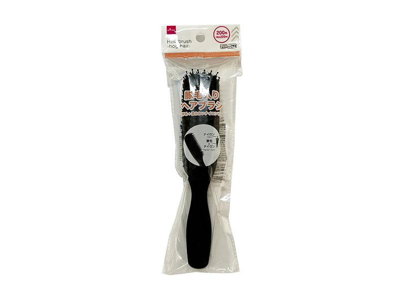 ヘアブラシ（豚毛入） ダイソー(DAISO)