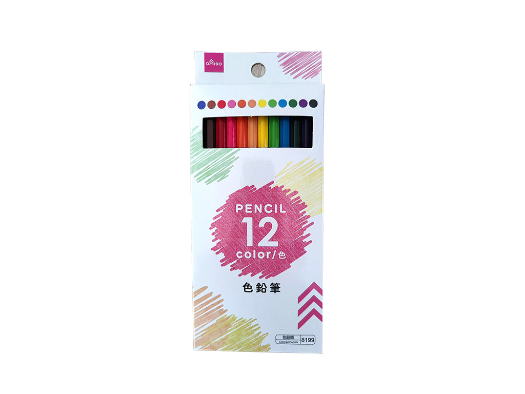 色鉛筆（１２色） ダイソー(DAISO)