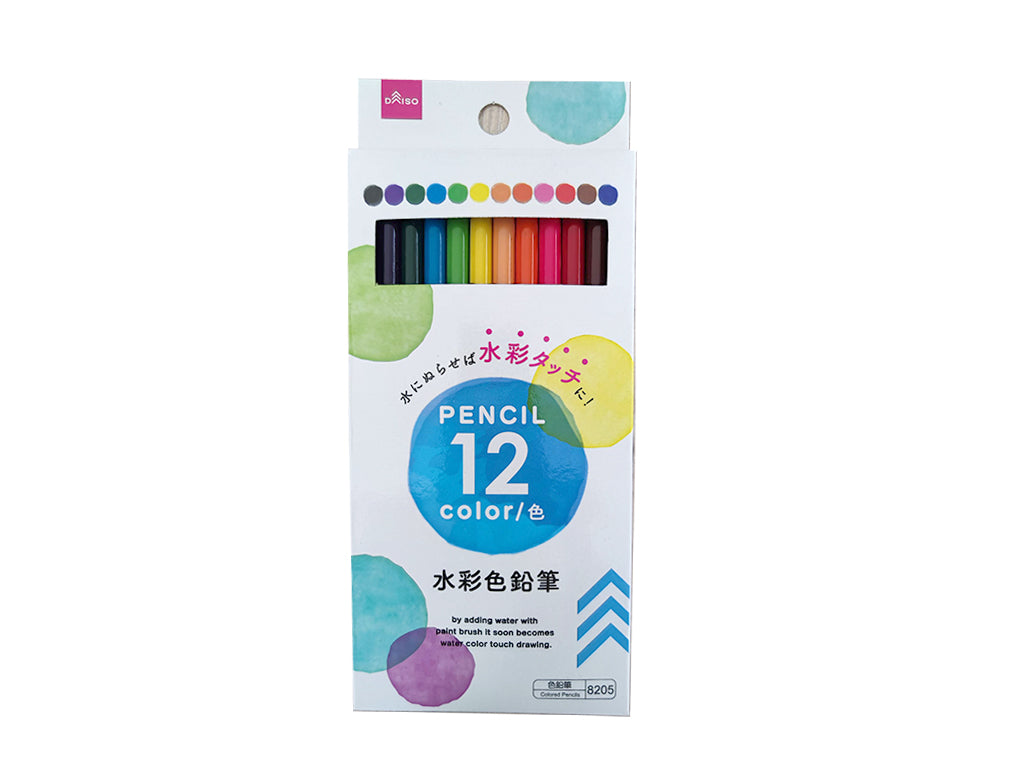 水彩色鉛筆（１２色） ダイソー(DAISO)