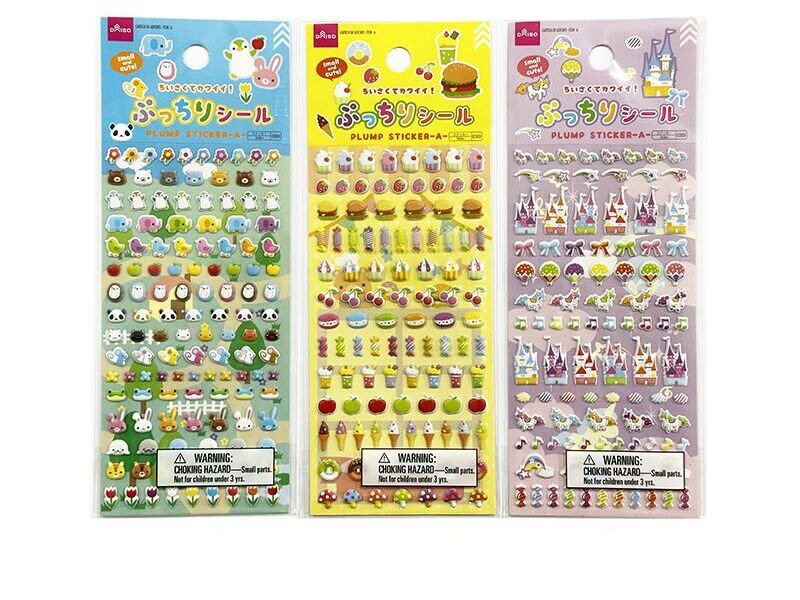 ぷっちりシール（アイテム、Ａ） ダイソー(DAISO)