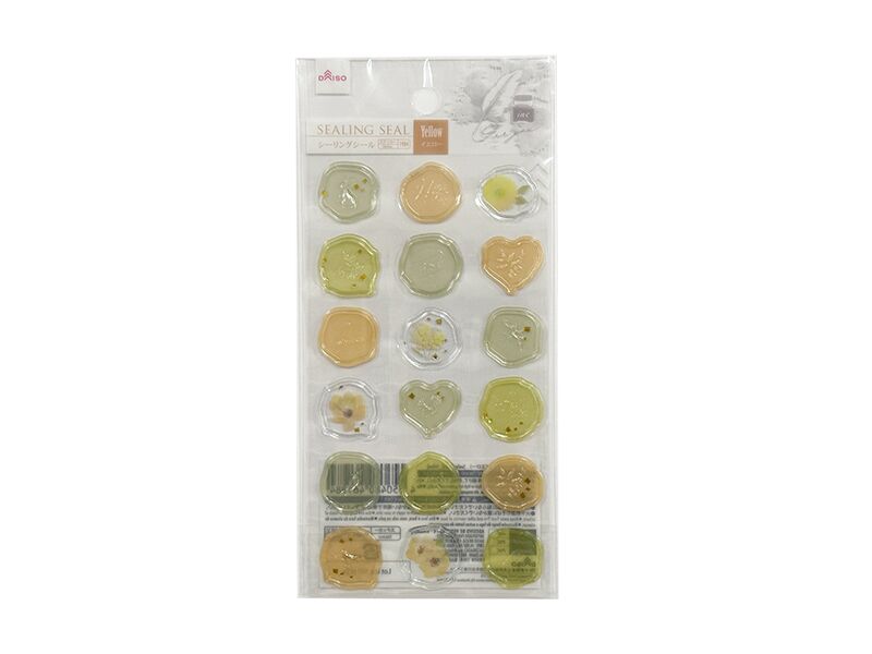 シーリングシール（Ｃ、イエロー） ダイソー(DAISO)