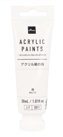 アクリル絵の具（白） ダイソー(DAISO)