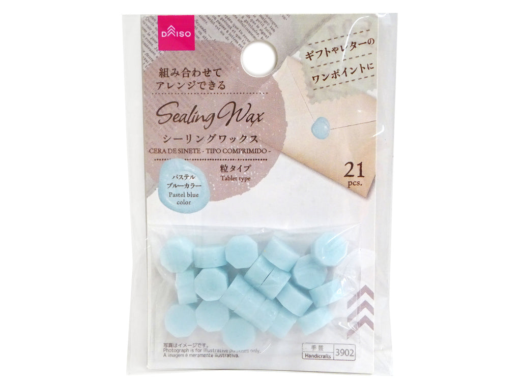 シーリングワックス（粒タイプ、パステルブルーカラー） ダイソー(DAISO)
