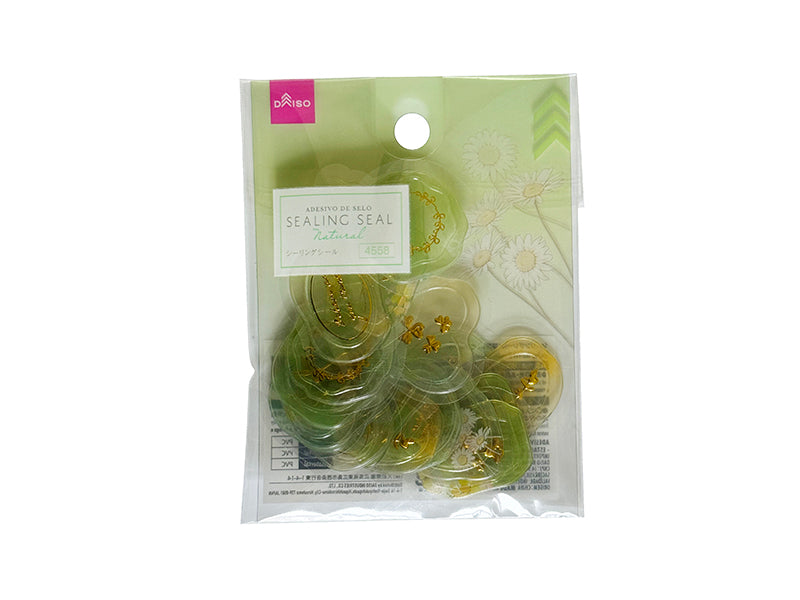 シーリングシール（箔押し、ナチュラル） ダイソー(DAISO)