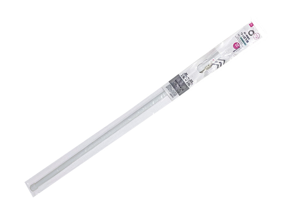 白い伸縮式つっぱり棒 ダイソー(DAISO)
