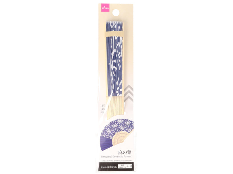 紙扇子（麻の葉） ダイソー(DAISO)