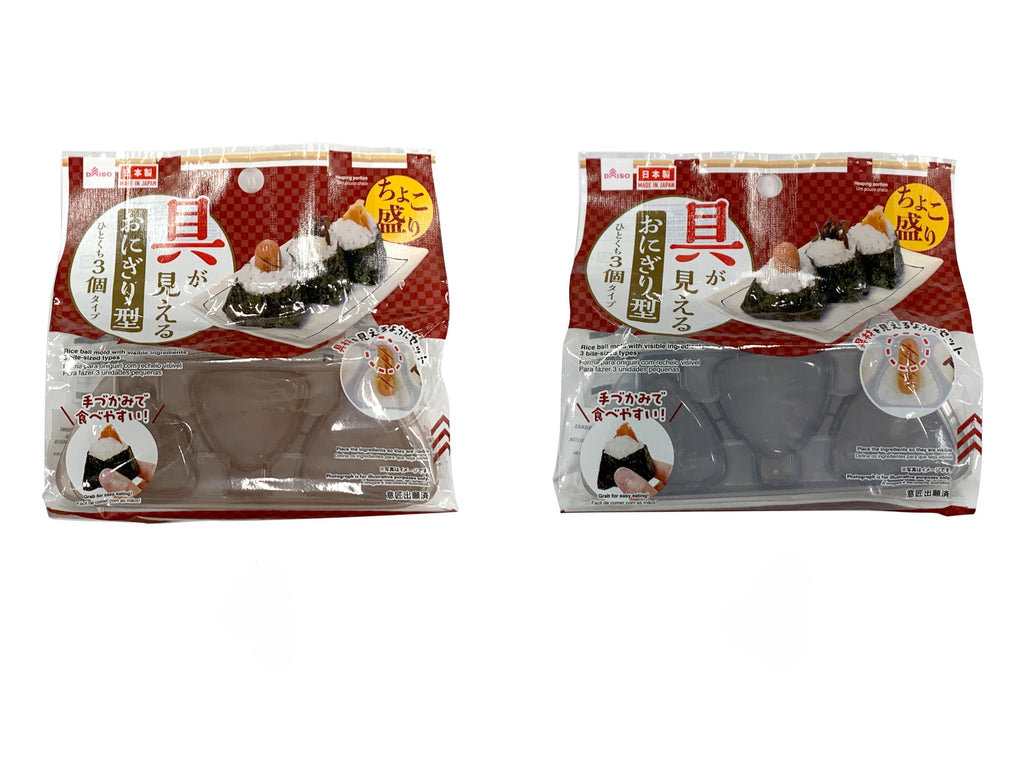 具が見えるおにぎり型（ひとくち３個タイプ） ダイソー(DAISO)