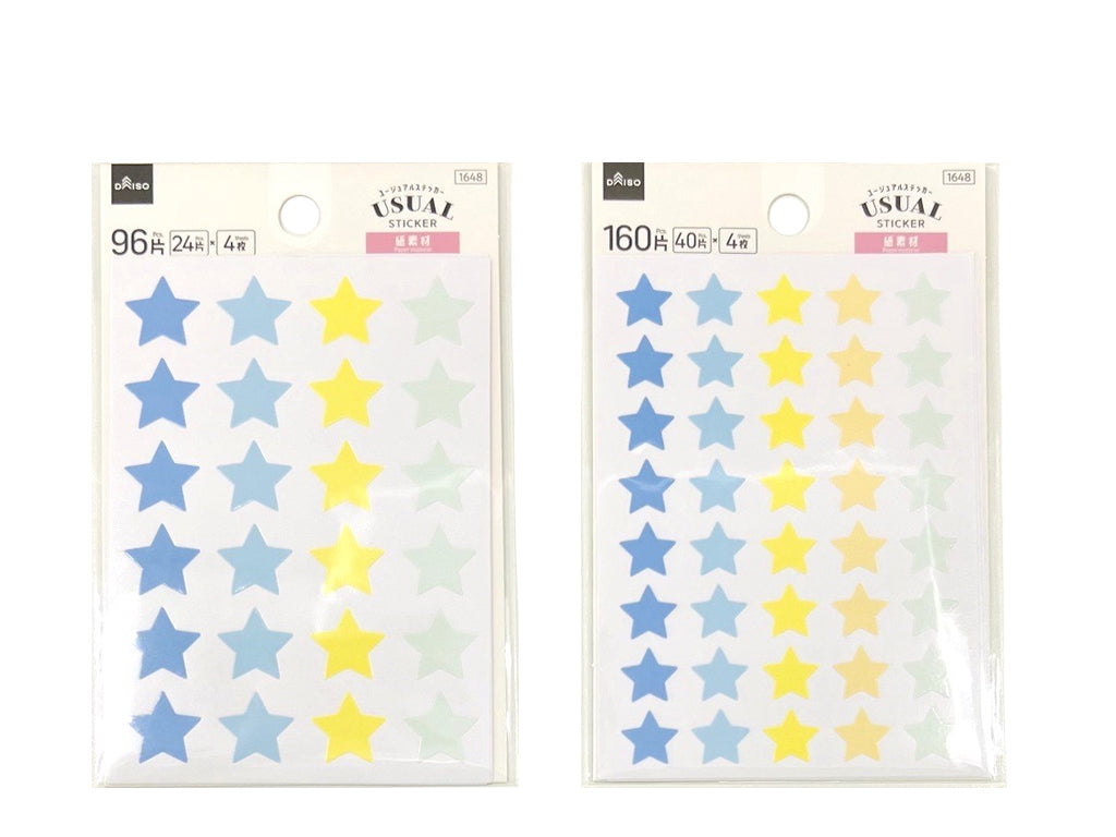 ユージュアルステッカー（スター） ダイソー(DAISO)