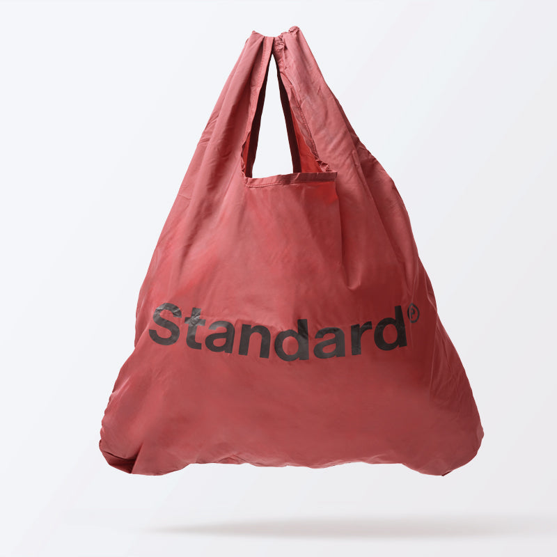 エコバッグ（くしゅっとコンパクト、ショートロゴ、ＲＤ） ダイソー(DAISO)