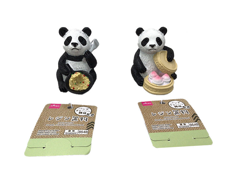 レジン置物（パンダ、チャーハン、饅頭） ダイソー(DAISO)