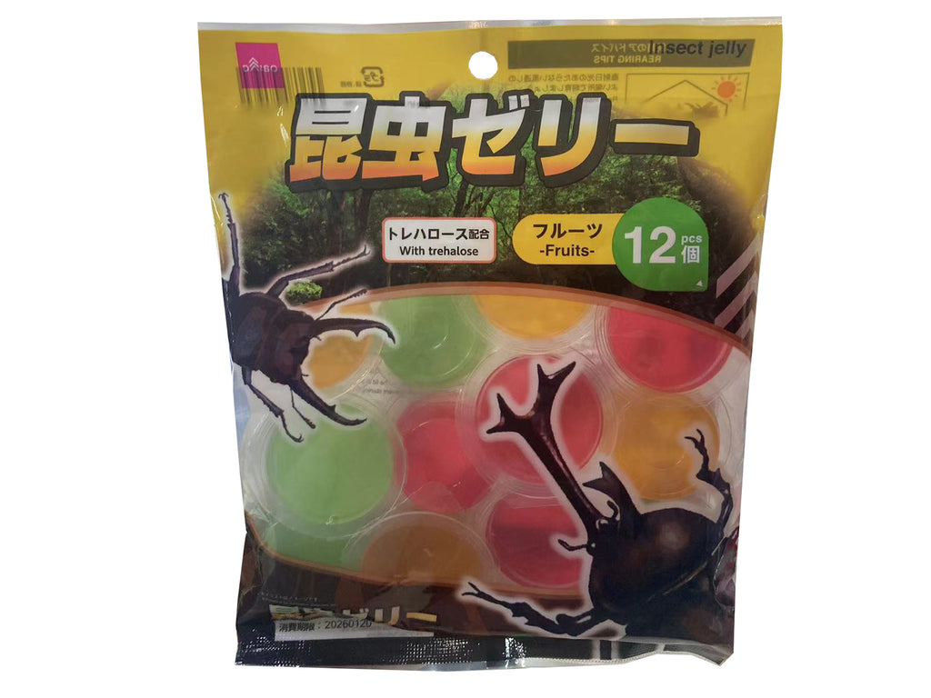 昆虫ゼリー（フルーツ、１２個） ダイソー(DAISO)