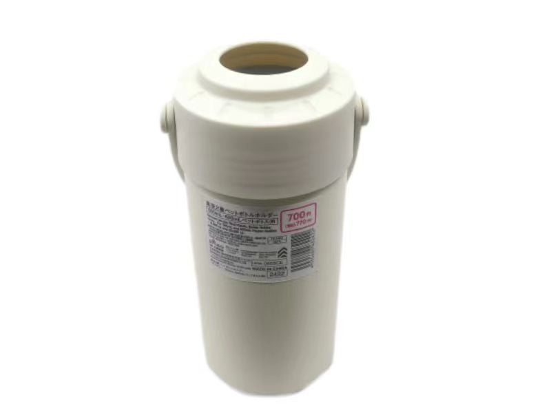 真空２重ペットボトルホルダー（アイボリー、５００ｍＬ・６００ｍＬペットボトル用） ダイソー(DAISO)