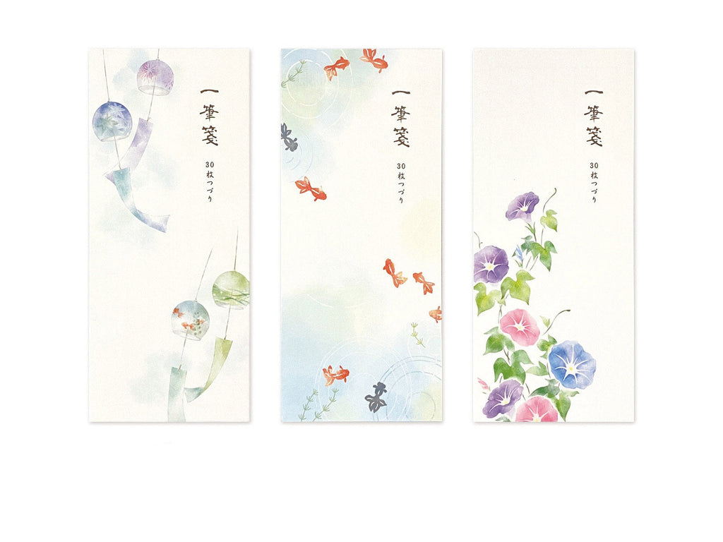 一筆箋（夏柄、和柄） ダイソー(DAISO)