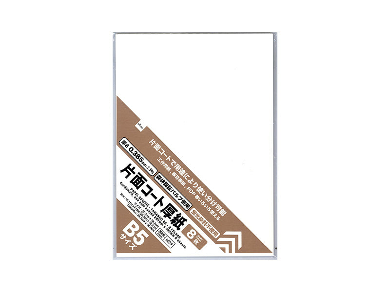 片面コート厚紙（Ｂ５判、８枚） ダイソー(DAISO)