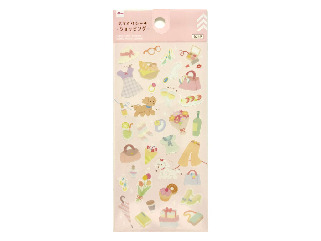 おでかけシール（ショッピング） ダイソー(DAISO)
