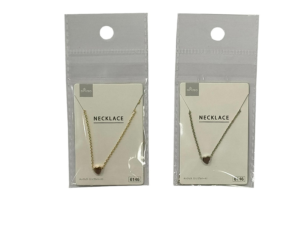 ネックレス（シンプルハート） ダイソー(DAISO)