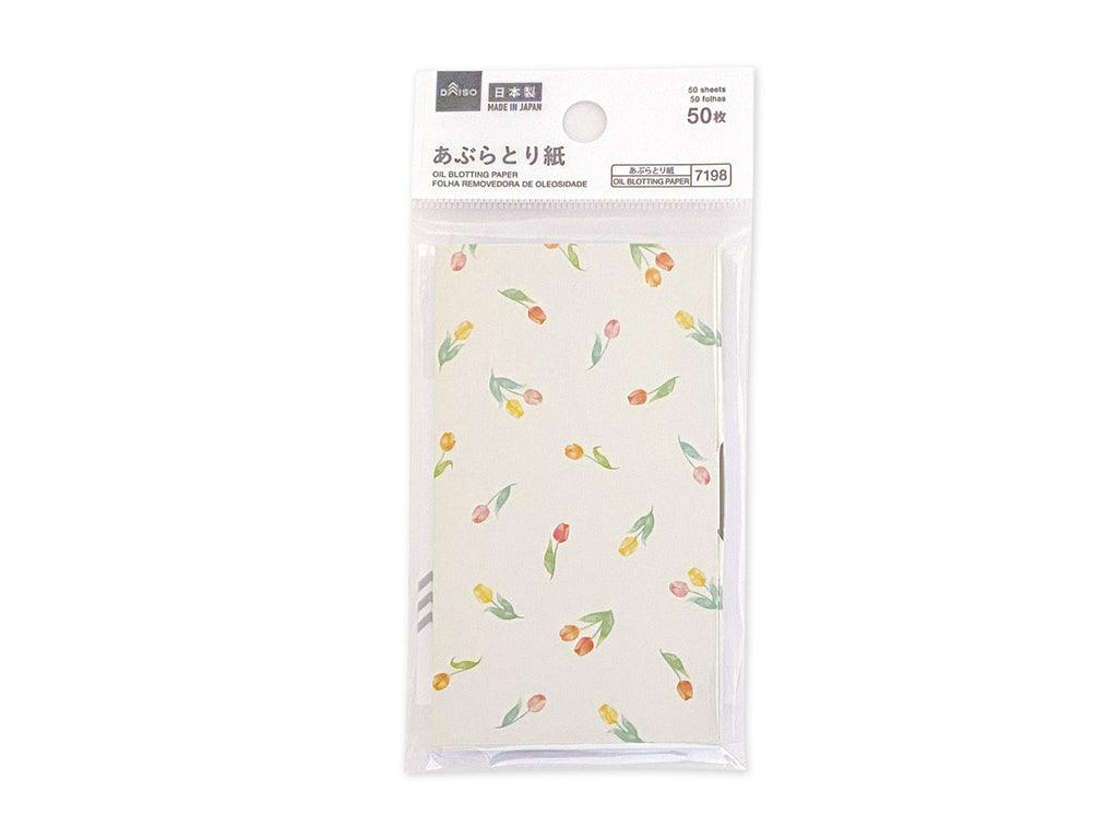 あぶらとり紙（ポップアップタイプ、大判、チューリップ） ダイソー(DAISO)