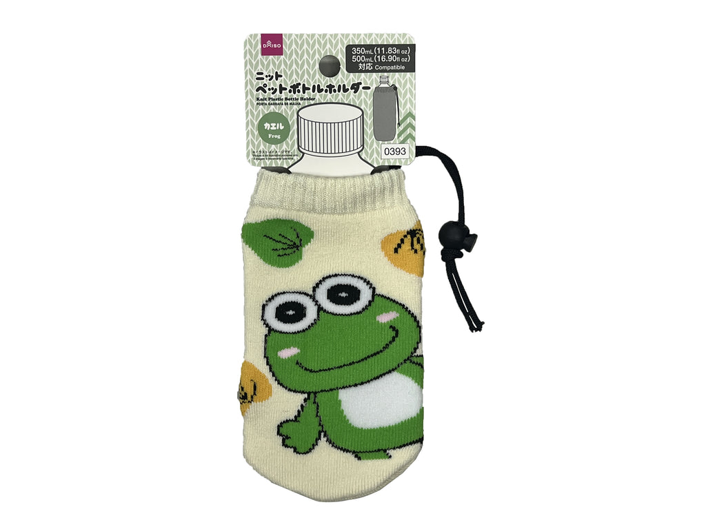 ニットペットボトルホルダー（カエル） ダイソー(DAISO)