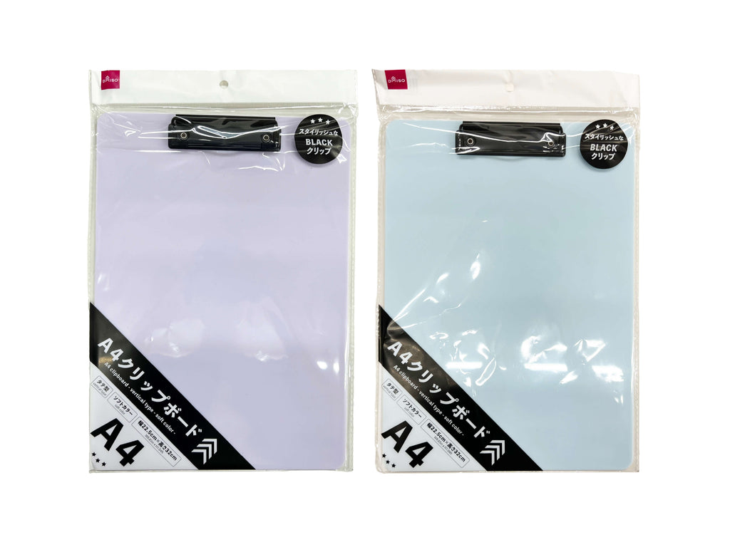 Ａ４クリップボード（タテ型、ソフトカラー） ダイソー(DAISO)