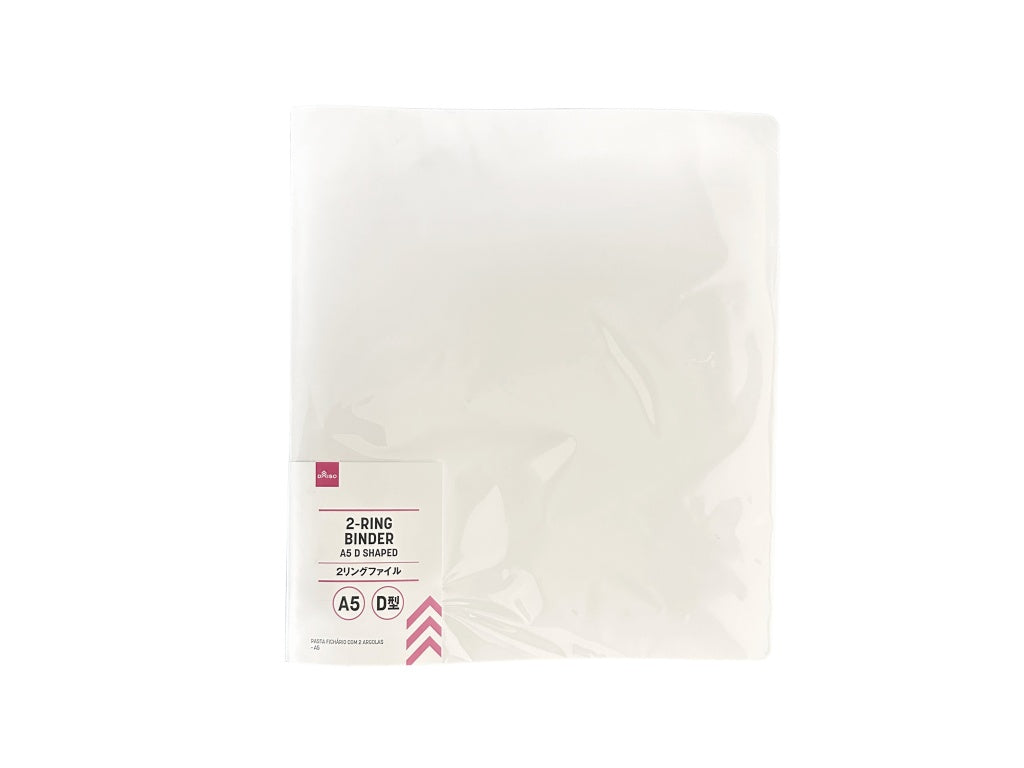 Ｄ型２リングファイル（Ａ５） ダイソー(DAISO)
