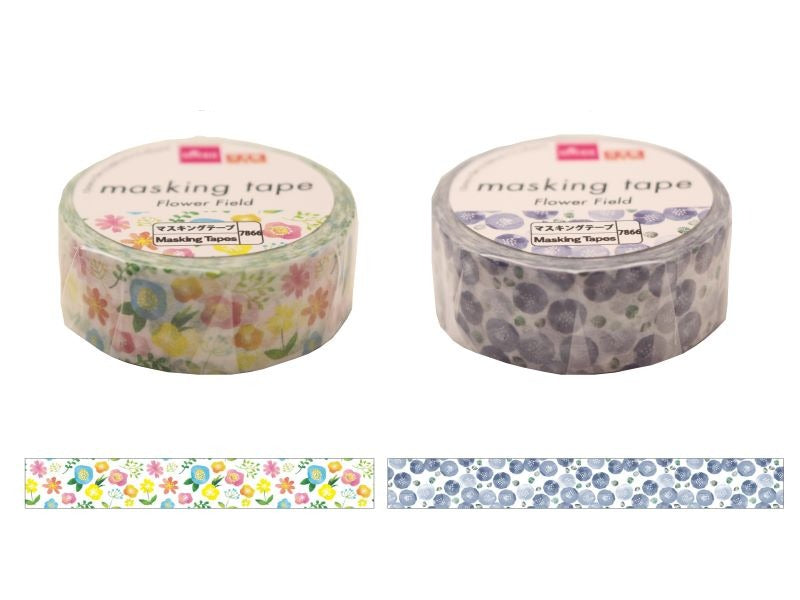 マスキングテープ（花畑） ダイソー(DAISO)