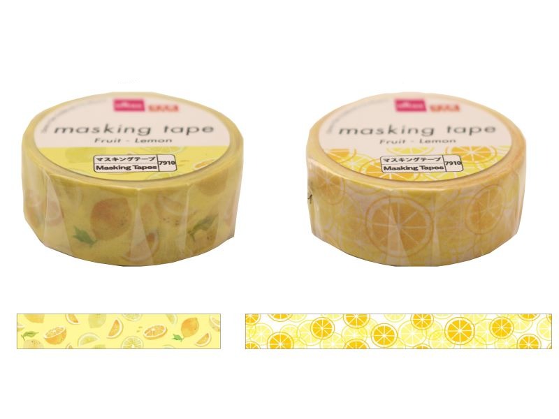 マスキングテープ（フルーツ、レモン） ダイソー(DAISO)