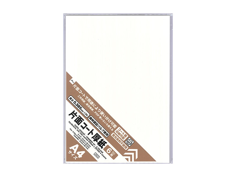 片面コート厚紙（Ａ４判、６枚） ダイソー(DAISO)