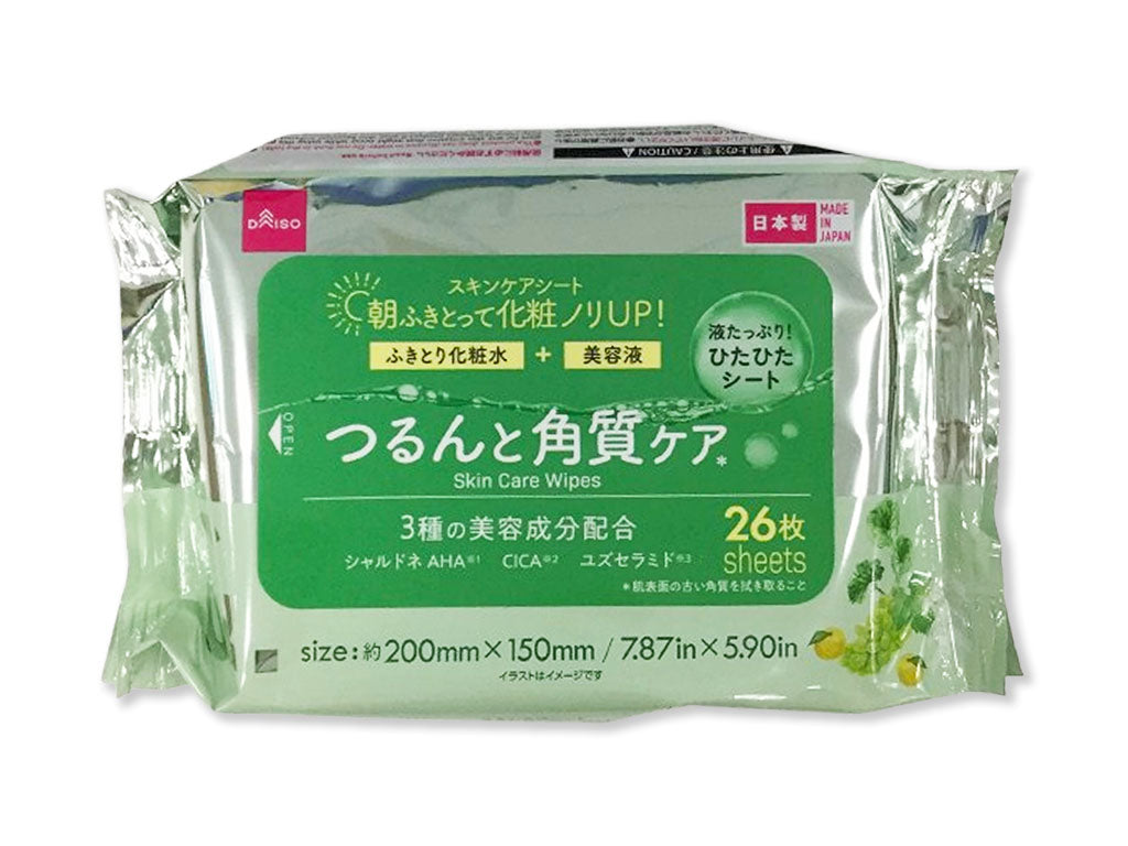 ＆．スキンケアシート（角質ケア、２６枚） ダイソー(DAISO)