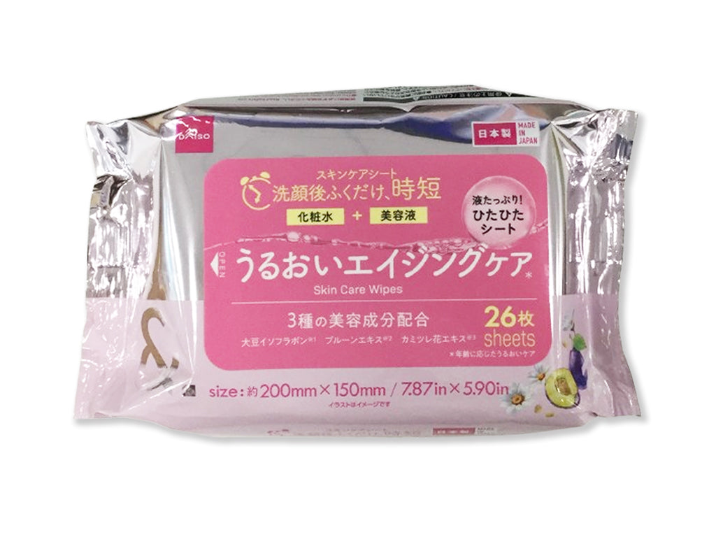 ＆．スキンケアシート（エイジングケア、２６枚） ダイソー(DAISO)