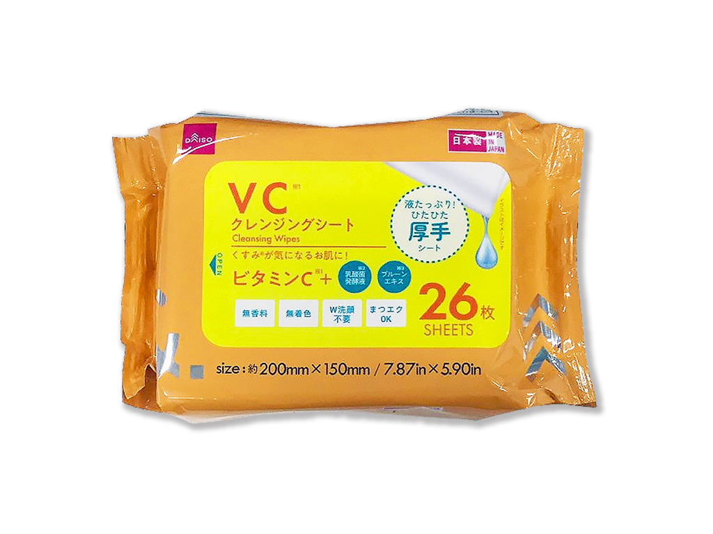 ＆．クレンジングシート（ＶＣ、２６枚） ダイソー(DAISO)