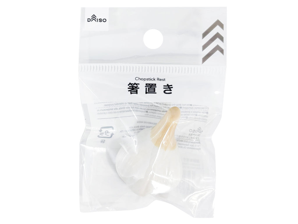 磁器箸置き（ニンニク、ホワイト） ダイソー(DAISO)