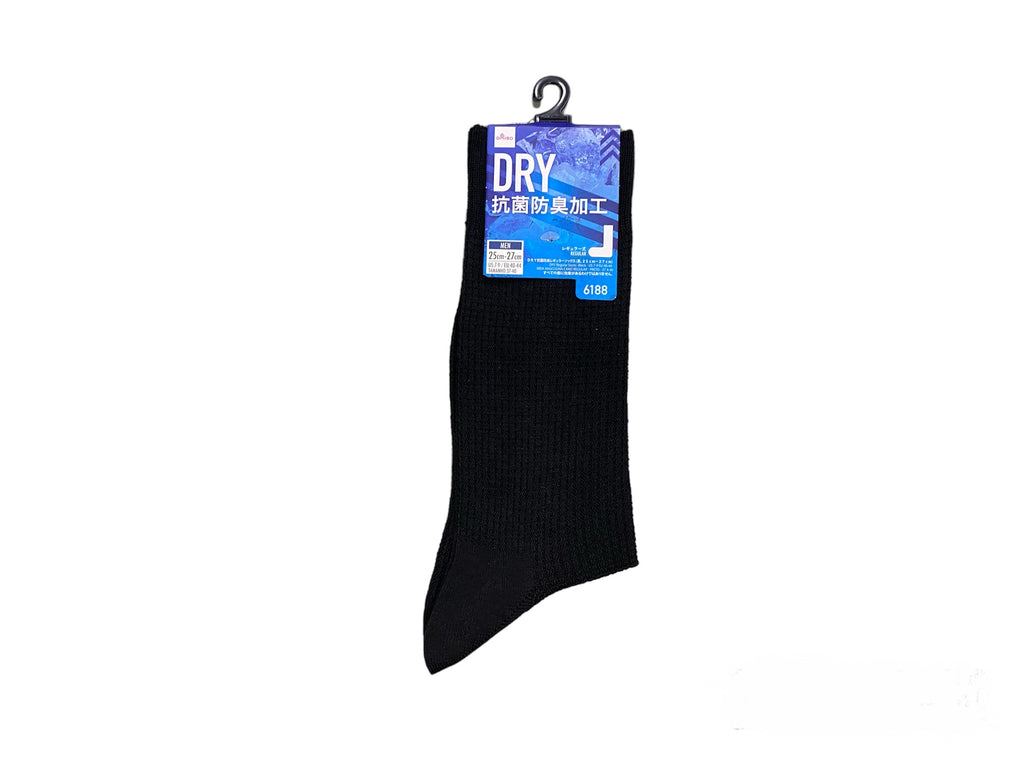 ＤＲＹ抗菌防臭レギュラーソックス（黒） ダイソー(DAISO)