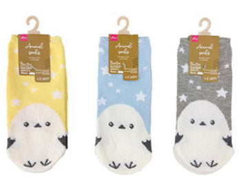 アニマルソックス（ショート丈、シマエナガ） ダイソー(DAISO)