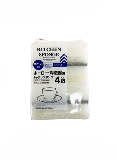 キッチンスポンジ（ソフト、４個） ダイソー(DAISO)