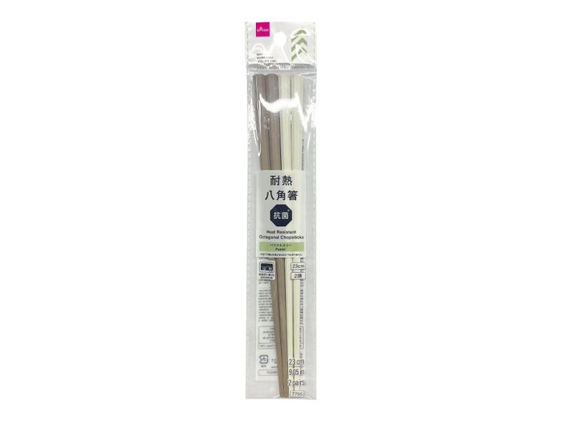 抗菌耐熱八角箸（ベーシック、２膳） ダイソー(DAISO)