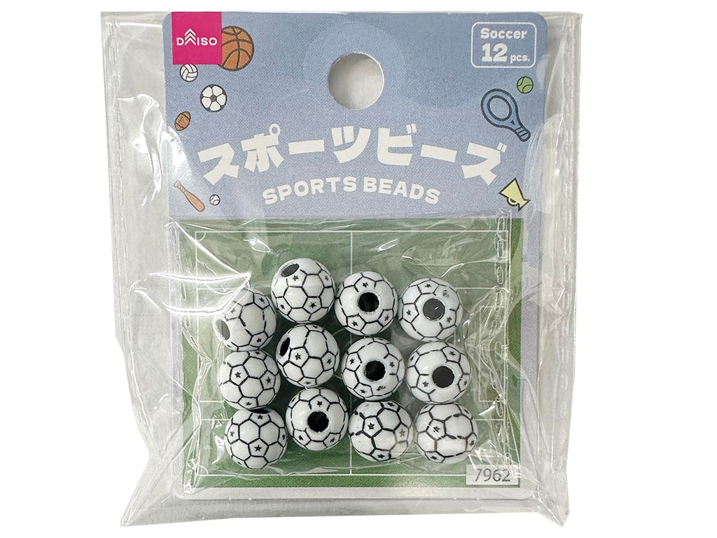 スポーツボールビーズ（サッカー、１２個） ダイソー(DAISO)