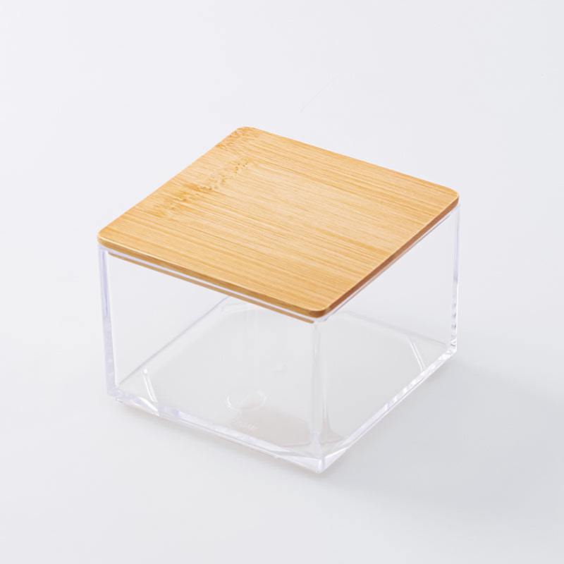 小物入れ竹製蓋付収納ケース６ｃｍ×８．２ｃｍ×８．２ｃｍ ダイソー(DAISO)