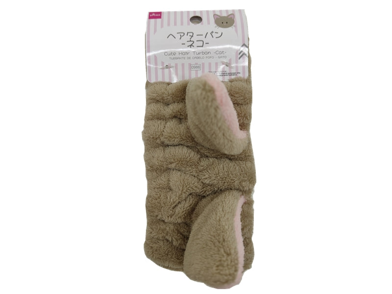 かわいいヘアターバン（ネコ） ダイソー(DAISO)
