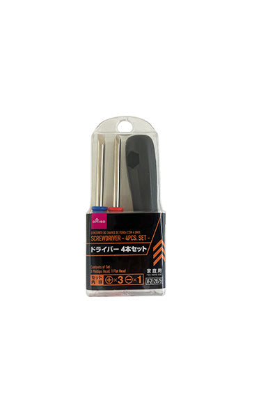 ドライバー（＋３本・－１本、４本セット） ダイソー(DAISO)