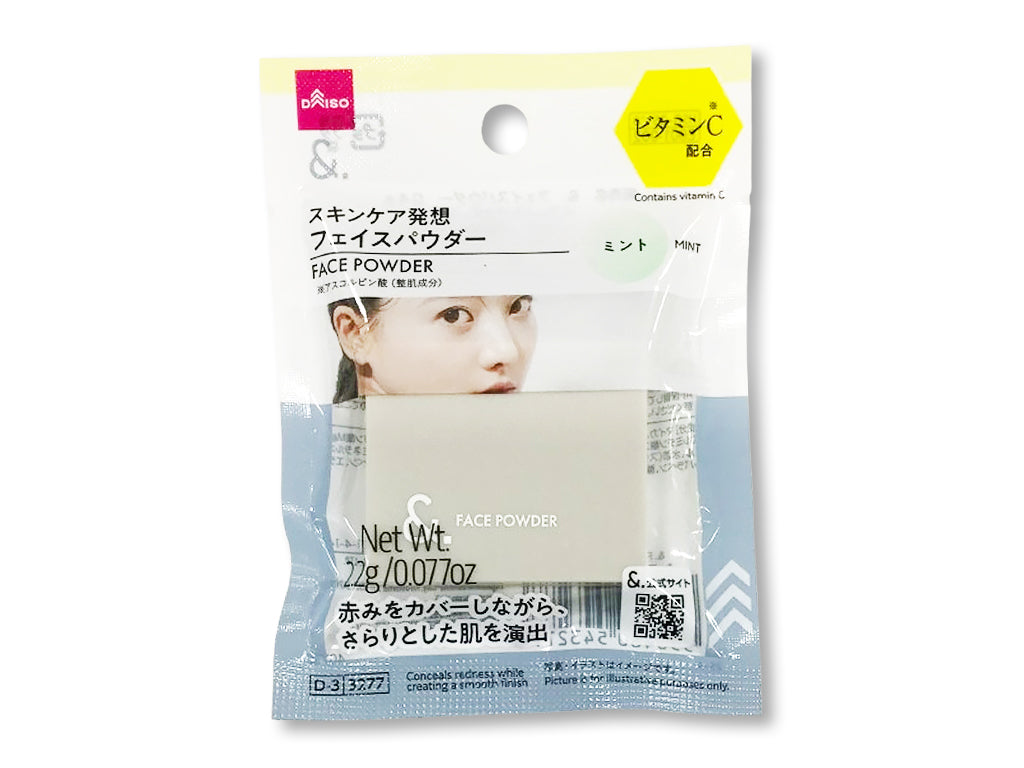 ＆．フェイスパウダー ミント ダイソー(DAISO)