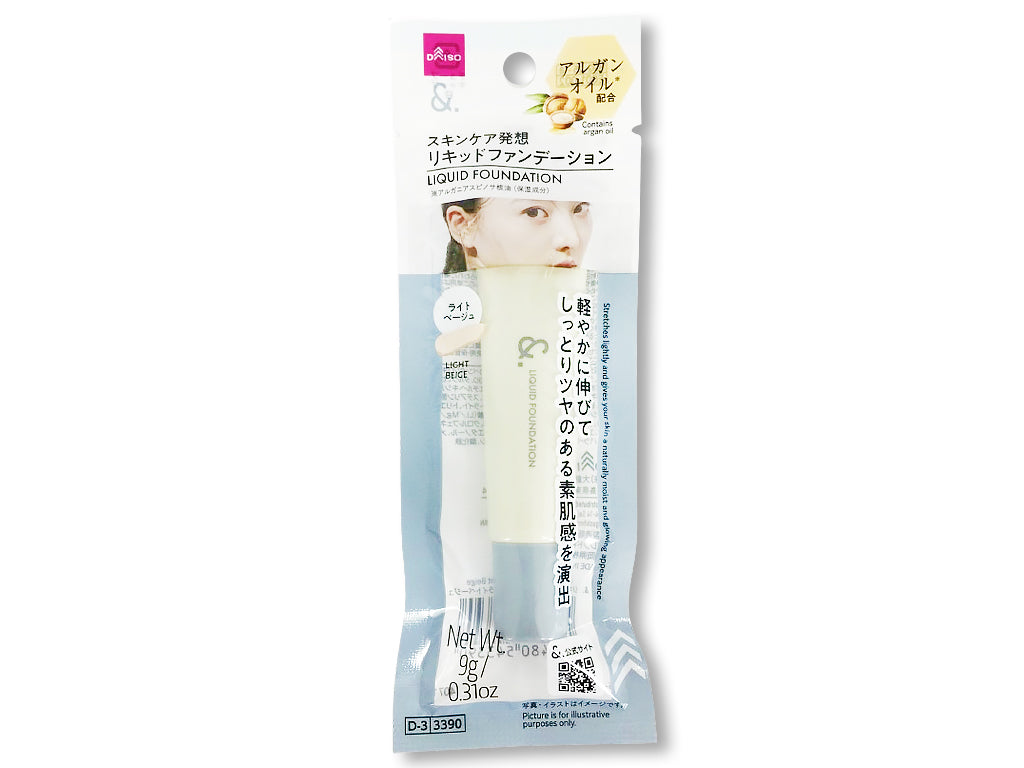 ＆．リキッドファンデーション ライトベージュ ダイソー(DAISO)