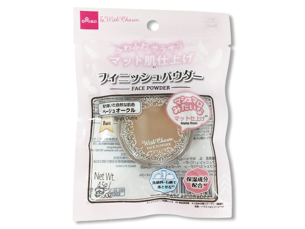 ＆．ＷｉｔｈＣｈａｒｍ ふんわりフィニッシュパウダー ベージュオークル ダイソー(DAISO)
