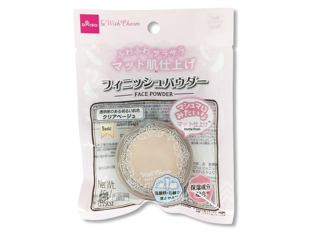 ＆．ＷｉｔｈＣｈａｒｍ ふんわりフィニッシュパウダー クリアベージュ ダイソー(DAISO)