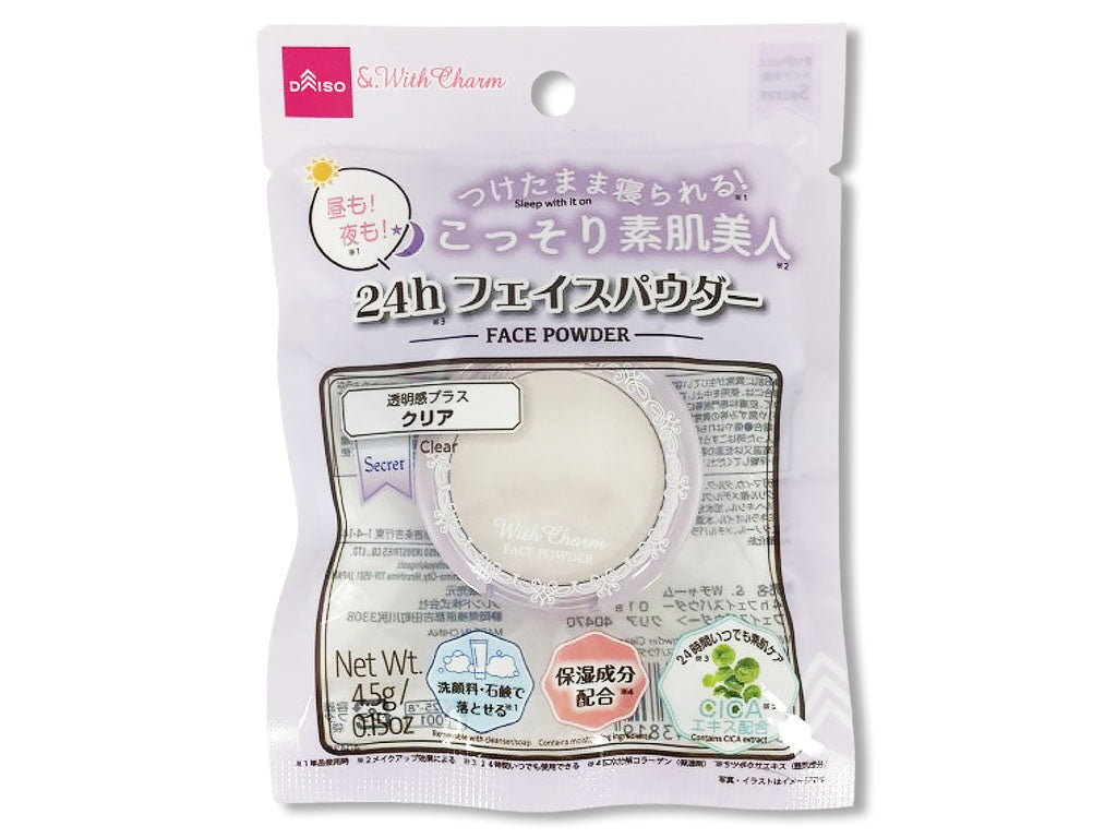＆．ＷｉｔｈＣｈａｒｍ ２４ｈフェイスパウダー クリア ダイソー(DAISO)