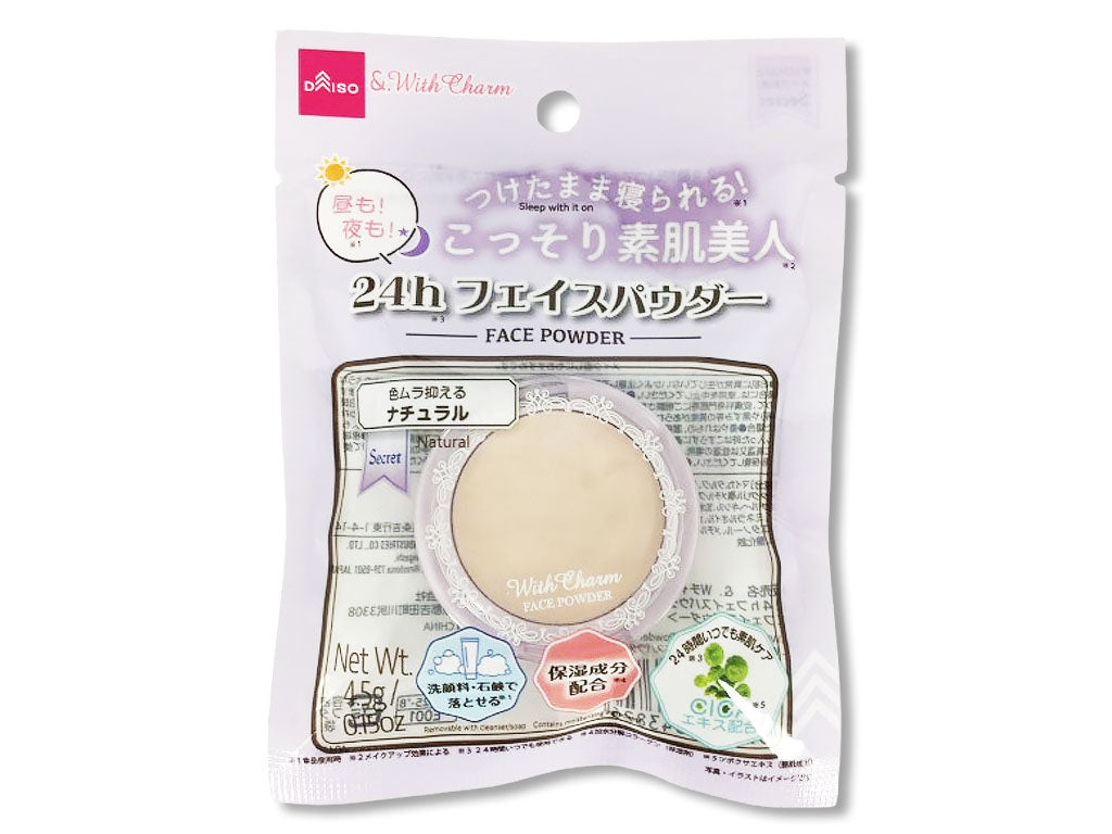 ＆．ＷｉｔｈＣｈａｒｍ ２４ｈフェイスパウダー ナチュラル ダイソー(DAISO)