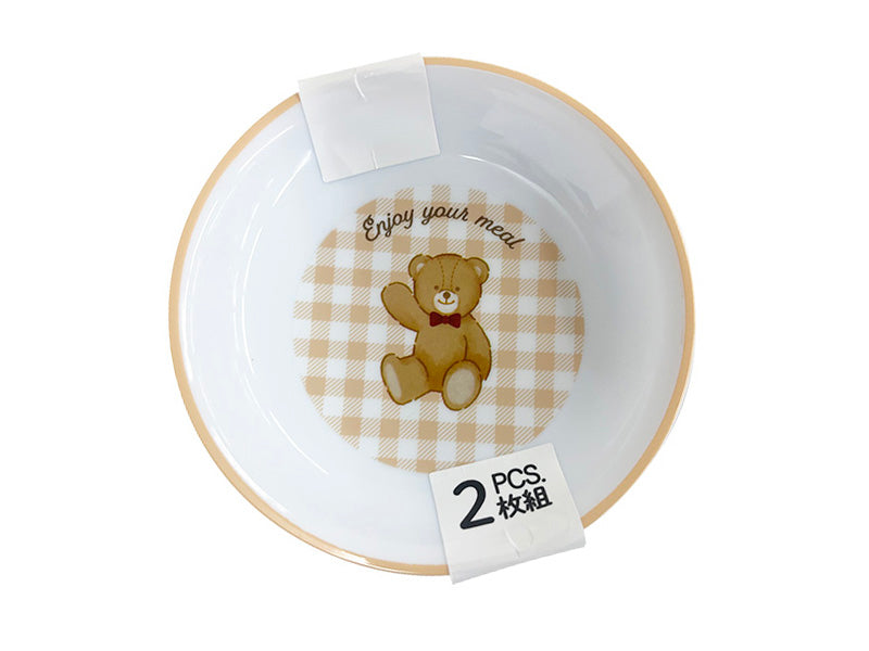 レンジ食器（取り皿、くま、２枚） ダイソー(DAISO)