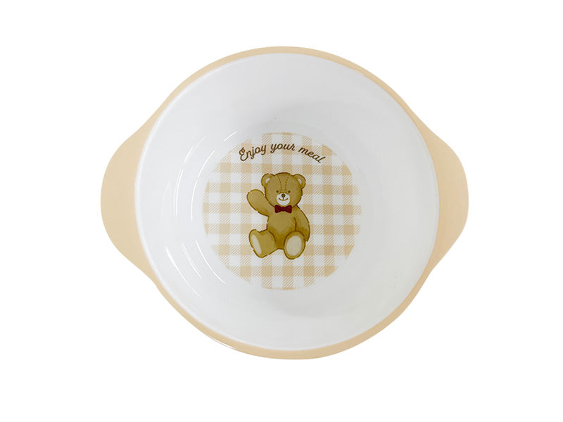 レンジ食器（深皿、くま） ダイソー(DAISO)