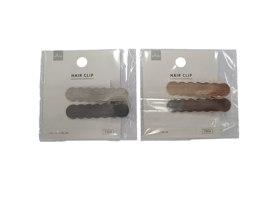 メタルヘアクリップ（雲型、２個） ダイソー(DAISO)