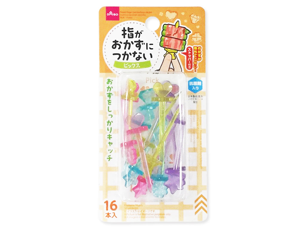 抗菌指がおかずにつかないピックス（１６本） ダイソー(DAISO)
